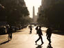 Downtown Buenos Aires, looking towards the Obelisco.