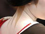 Geisha's neck.