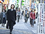 Businessman walking to work, Ikebukuro district.