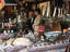Stall at the Place du Grand Sablon antiques market.