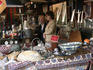 Stall at the Place du Grand Sablon antiques market.