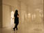 Student in MoMu (Fashion Museum).