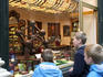 Chocolate Atomium in window of Corn