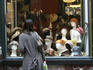 Window shopping in Galeries St Hubert.