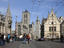 Belfort and St Baafskathedraal from St Michielsbrug.