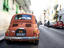 Fiat 500 Bambino in street of Giovinazzo.