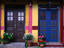 Colourful houses of Gudhjem.