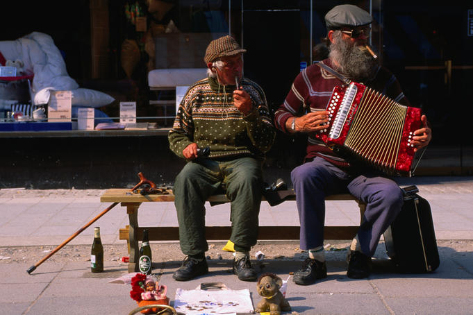 Two enterprising older men from Copenhagen.