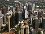 Looking out over Bukit Bintang from the Menara KL (Kuala Lumpur Tower).