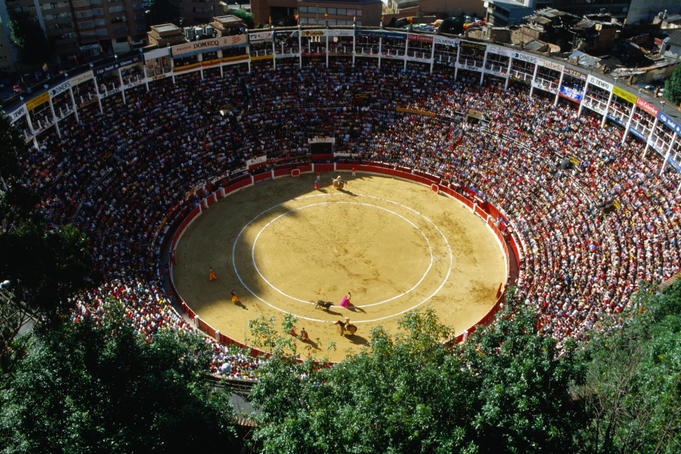 Plaza de Toros de Santamaria, Bogota's main building.