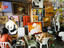 Artists working in gallery.