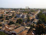 Banjul skyline with mosque minarets.