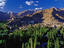 Leh town and fields