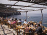 Oceanfront restaurant at Cala Deia cove.