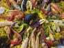 Shellfish paella at Playa Restaurant.