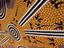 Detail of Aboriginal dot painting mural, Araluen Arts Centre.