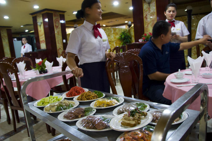Selection of dishes, Afanti Restaurant.