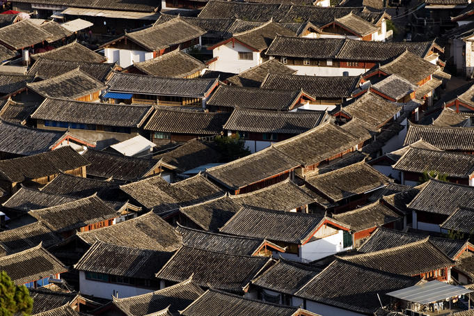 Shuhe (Old town) rooftops.