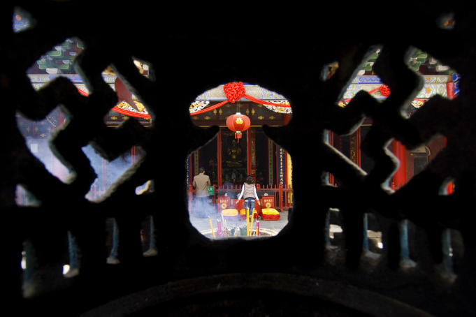 Bamboo Temple (Qiongzhu Si).