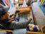 Woman weaving cloth in Shuhe (Old town).