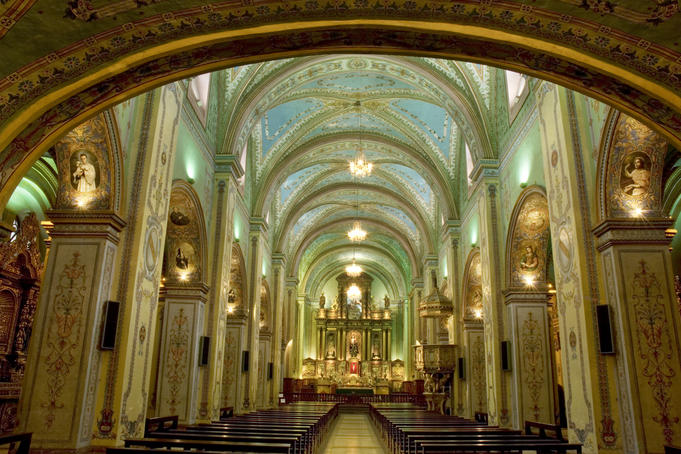 Central nave, Church and Convent of San Agustin.