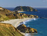 Point Sur Light Station State Historic Park seen in distance from Highway One.