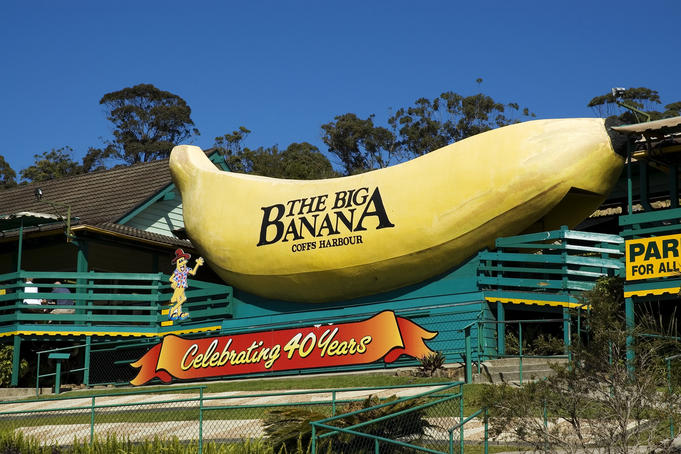 The Big Banana tourist attraction.