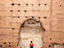 Tourists, ruins of Palais el-Badi