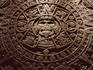 The stone sun 'calendar' of the Aztecs (or Mexica) in the Museo Nacional de Antropologia.