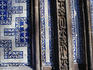 Close detail of the House of Tiles (Casa de Azulejos) in Mexico City