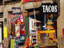 A small taco stand near the Zocalo in Mexico City