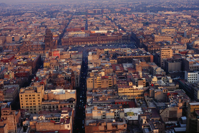 Mexico City from the Latin America Tower (Torre Latinoamerica).