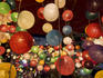 Colourful fairy lights sold at Chiang Mai Night Bazaar.