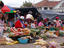 outdoor market, Ecuador