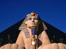 The facade of the Luxor Resort: a replica of an Egyptian Statue - Las Vegas, Nevada