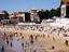Beach at Cascais during summer.