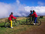 Biking through Haleakala National Park, the world's largest dormant volcano