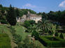 View form the entrance into the site of the ruins of Pompeii - Campania