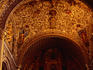 The lavishly decorated interior of the Santo Domingo Church - Oaxaca, Oaxaca