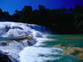 Cascadas Aguq Azul just off the highway, has thunderous cascades of water falling into turquoise pools surrounded by jungle - San Cristobel de Las Casas