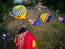 Hot Air balloons over the Royal Crescent.