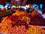 Fresh fruit market stall.