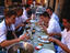 Chefs eating lunch, Lyon