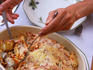 Corsican style macaroni with mince meat, tomatoes, mint and cheese, usually brocchu - Corsica