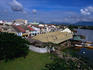 The city and waterfront market of Kuching, it was given its name in 1872 by Charles Brooke, Kuching means 