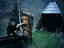 Shelter and fresh water on a Black Forest hiking trail