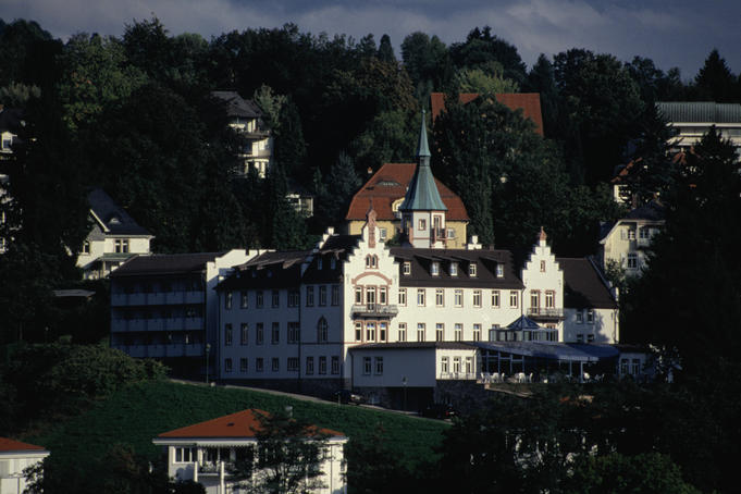 The city of Baden-Baden from its Neues Schloss