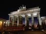 The Brandenburger Gate (Brandenburger Tor) at night (Berlin)