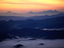 Mt O-Akan on left and Mt Me-Akan on right from Mt Kuro-dake.