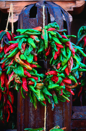 Chilli wreath.